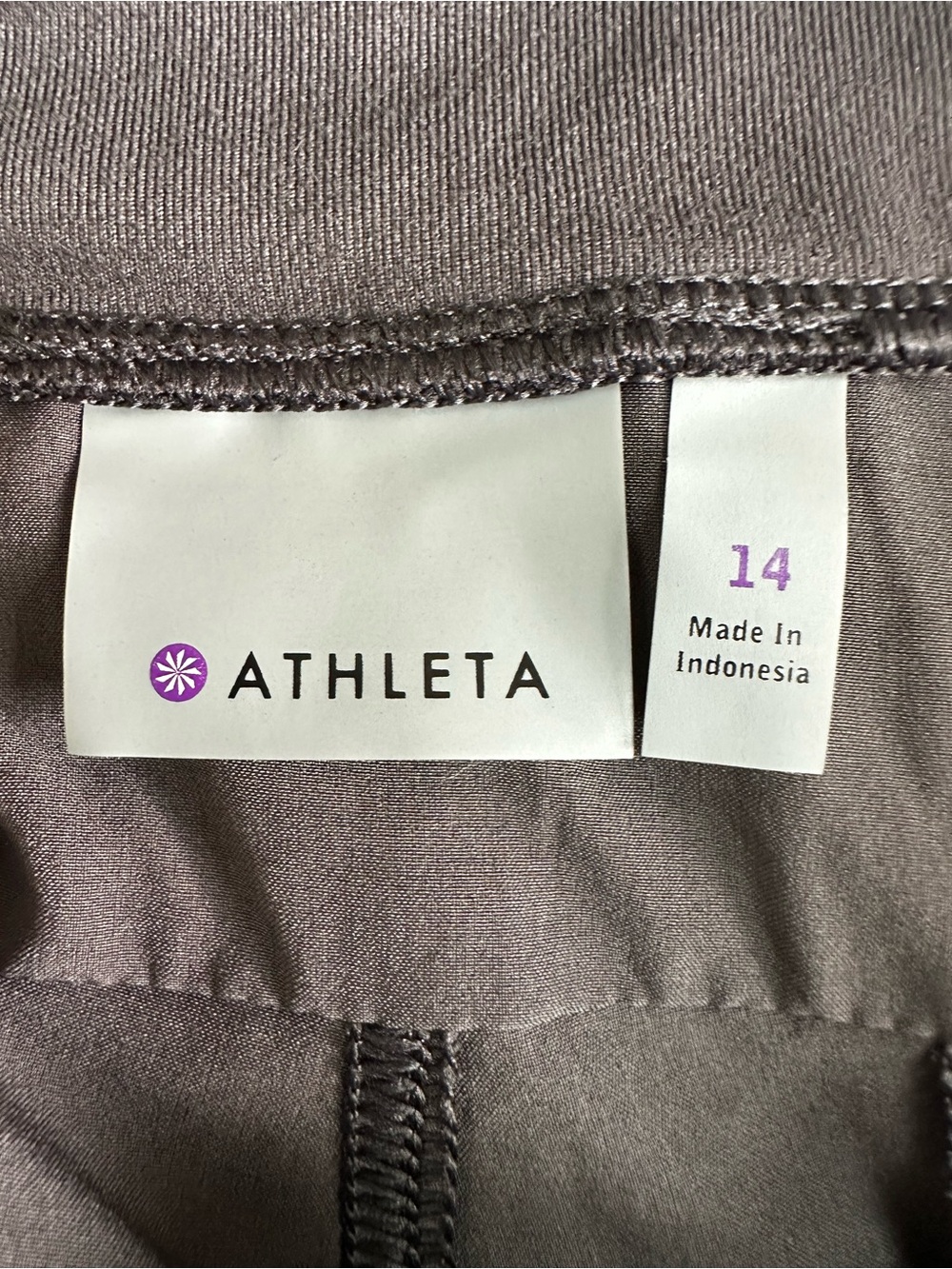 Athleta Soho Jogger Pants Women’s 14 Cast Iron Gray Stretch Lightweight Casual - Picture 9 of 16
